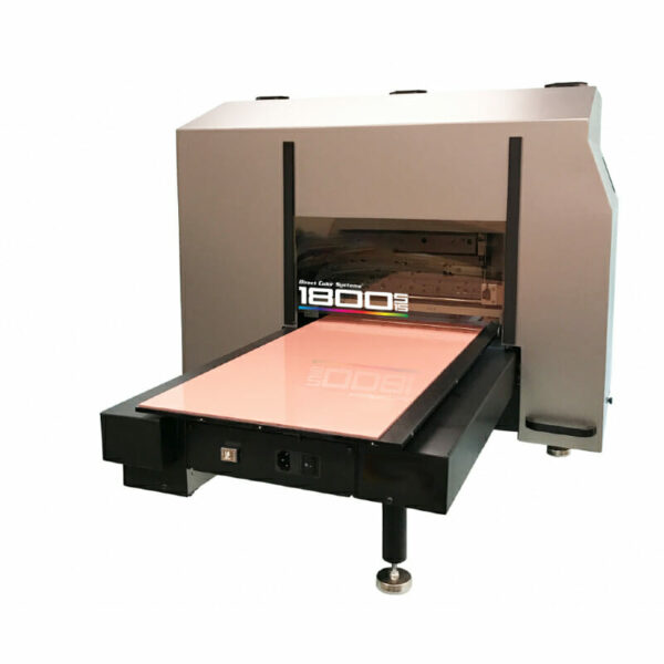 Left Facing Direct Color Systems 1800S35 UV Flatbed Printer
