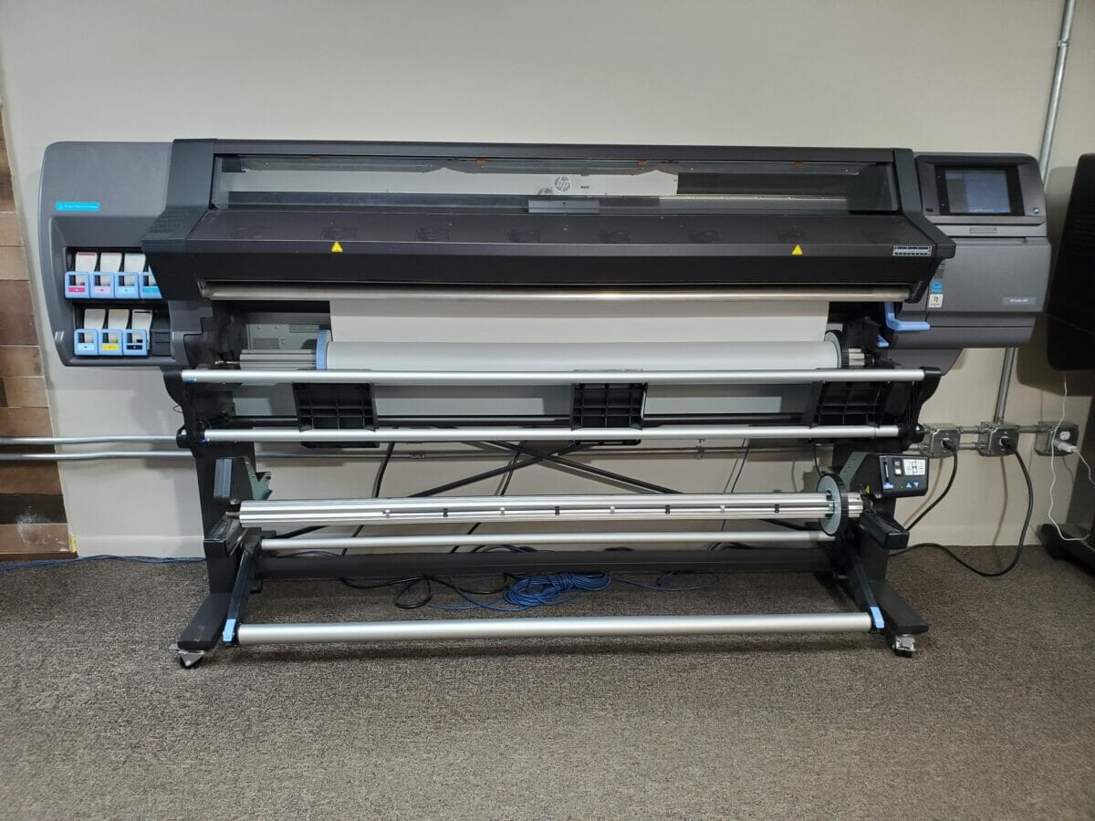 Front Facing Used HP L365 Latex Printer