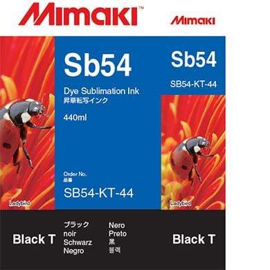 Mimaki SB54 Dye Sublimation Example Specifications; "SB54-KT-44, Black T"