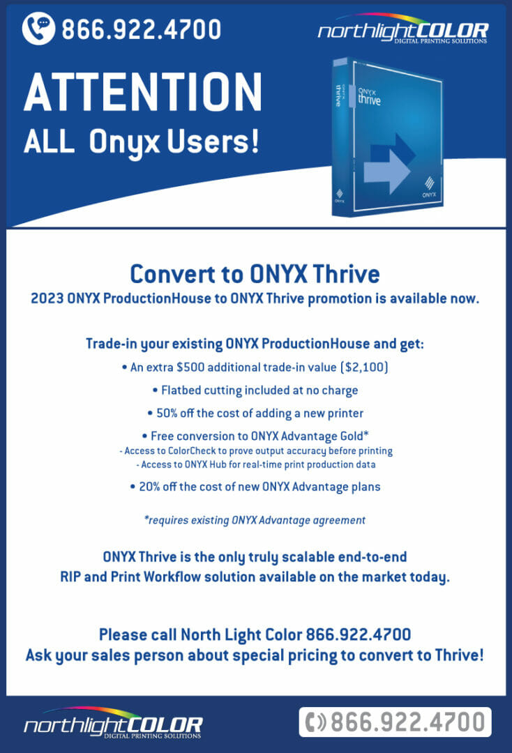 Onyx E-Blast - Convert to ONYX Thrive